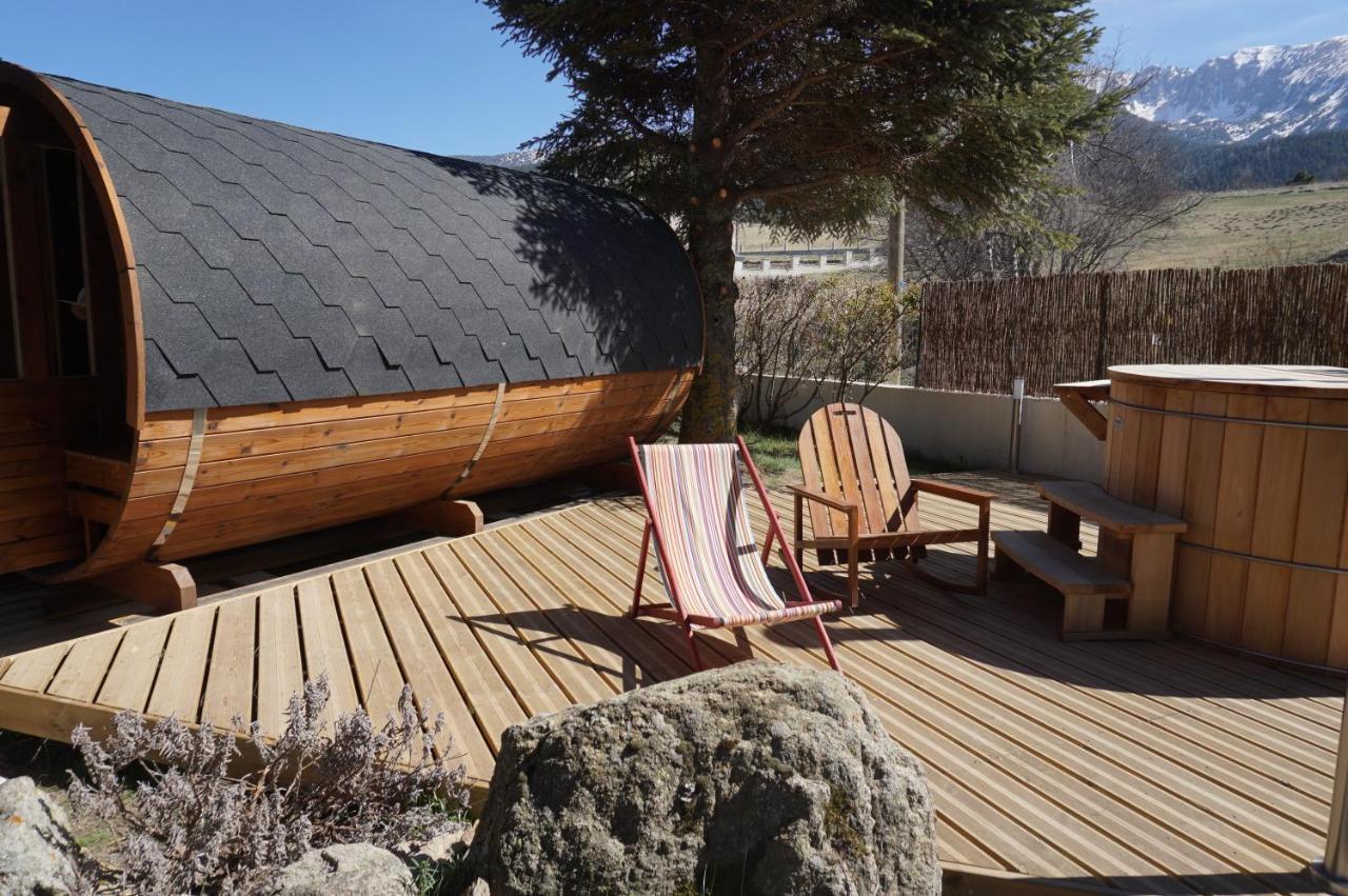 Le Nordik Chalet 3Etoiles Sauna Privatif Jardin Villa Saint-Pierre-dels-Forcats Exteriör bild